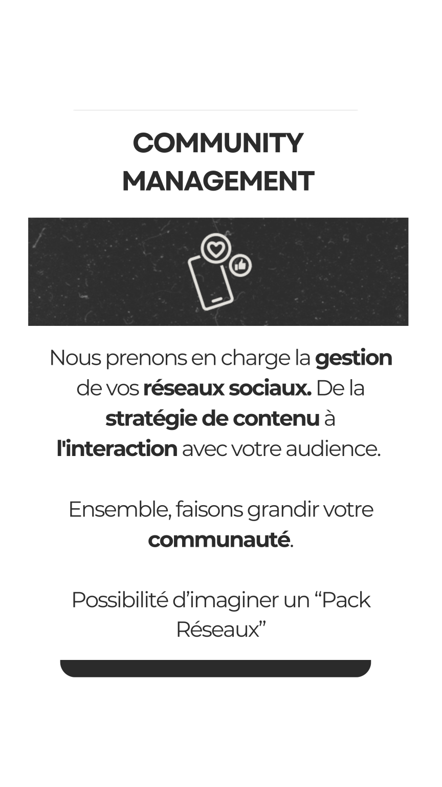 COMMUNITY MANAGEMENT